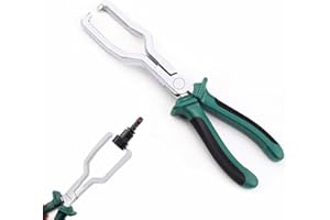 Fuel Line Pliers,9 Inch with TPR Handles,Fuel Line Clip Removal Tool,Fuel Feed Pipe Plier,Universal Connector Removal Tool