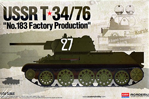1/35 USSR T34/76 No.183 Factory Production #13505 ACADEMY MODEL KIT