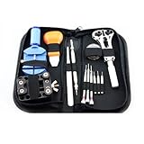 LB1 High Performance New Watch Repair Tool Kit for Rado Diastar All Gold Tone Stainless Steel Mens Watch R12393633 - 13 in 1 Professional Watch Repair Tool Set
