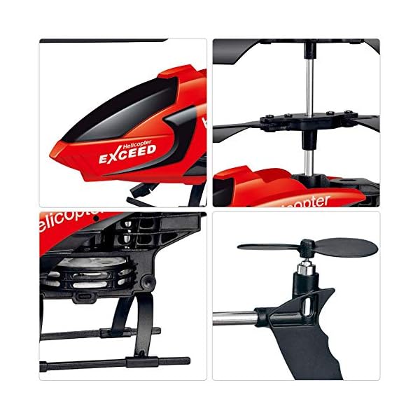 VGEBY1 RC Flugzeuge, Bunte Fernbedienung Wireless Flying Aircraft Helicopter für Kinder Geschenk – Bild 4