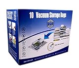 SPACO Jumbo & Large Vacuum Seal Storage Bags-Space Saver Storage Bags Works With Any Vacuum Cleaner + Free Pump(10 Bags Pack)