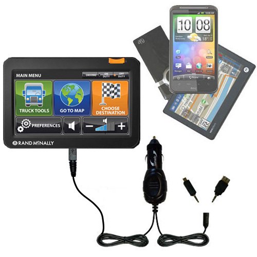 Gomadic Double Port Micro Car/Auto DC Charger Suitable for The Rand McNally Intelliroute TND 510 710 720 - Charges up to 2 Devices simultaneously TipExchange Technology - Thumbnail 7