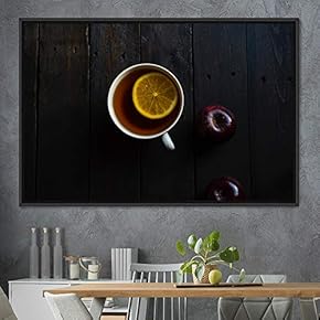 signwin Framed Canvas Wall Art Cup of Tea...