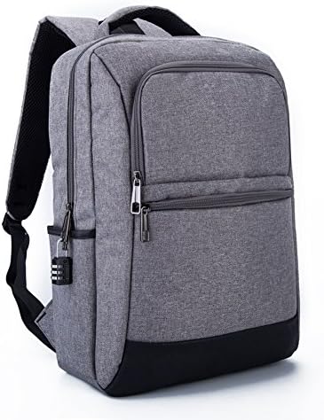 COARA Laptop Backpack, Lightweight Knapsack Rucksack Daypack Bookbag for School, College, Business, Travel, Fits up to 15.6 inch Laptop/Notebook (Grey)