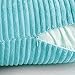 MIULEE Decorative Throw Pillow Covers Pack of 2 Corduroy Soft Soild Pillow Cases Square Pillowcases for Cushion Couch Sofa Bedroom Living Room 18 x 18 Inch, Light Blue