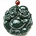 c1lint7785631 Women's Necklaces Men's Necklaces 100% pure natural jade fine hand carved Lucky Happy laughter Maitreya Buddha Necklace pendant Men or Women