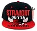Greatest 23 Chicago New Straight Outta Bulls Colors Black Red Era Snapback Hat Cap
