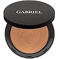Gabriel Cosmetics Deep Beige Pressed Mineral Powder Foundation, 12 oz
