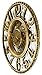 Infinity Instruments Gear Open Dial Resin Clock, Gold