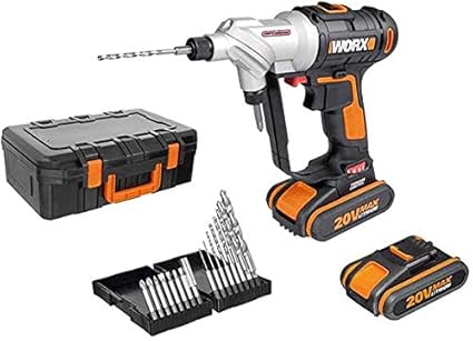 Perceuse Visseuse 20 V Double Tete 2 Batteries Wx176 3 Worx Amazon Fr Bricolage