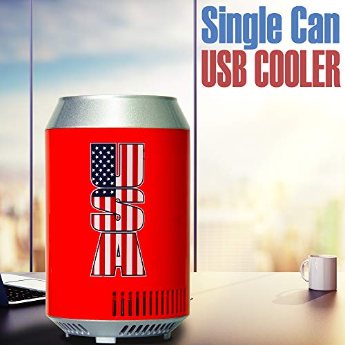 Guay Outdoor Single Can USB Desk Fridge USA Beverage Chiller