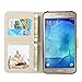 J7 Case, UrSpeedtekLive Galaxy J7 Wallet Case, Premium PU Leather Flip Wallet Case Cover with Card Slots & Kickstand for Samsung Galaxy J7, Believe in yourself