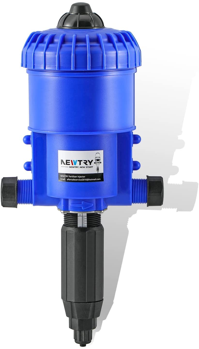NEWTRY 1%-5% Chemical Fertilizer Injector Dispenser Drip Irrigation Liquid Flow Doser Dosing Pump for Garden Livestock Farm Industry