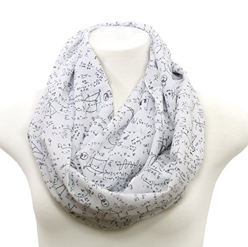 Mathematics Infinity Scarf By Di Capanni (White)