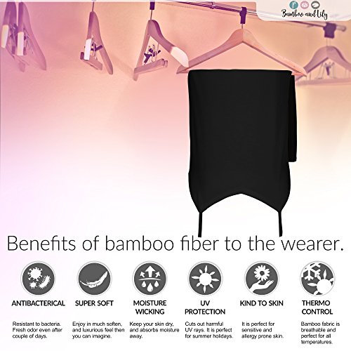 Bamboo Womens Full Slip Dress can wear as Lingerie Sleepwear Loungewear Nightgown