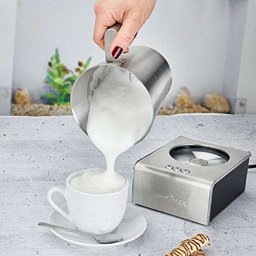 ProfiCook® Milchaufschäumer mit HeiÃ- und Kaltfunktion | Milchaufschäumer elektrisch mit 6 Funktionen | Milchschäumer für div. Milchsorten geeignet | ca. 500ml Schaum | Edelstahlgehäuse | PC-MS 1032 – Bild 5