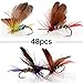 Sougayilang Colorful Assortment Dry Fly Fishing Flies