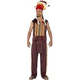 Karnival Costumes Native American Inspired Chief Men's Costume
