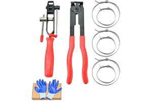 Prokomon CV Boot Clamp Pliers; Ear Boot Tie Pliers; Cv Boot Clamp Tool; Cv Boot Banding Tool; Cv Joint Plier with 3 Pair Clamps