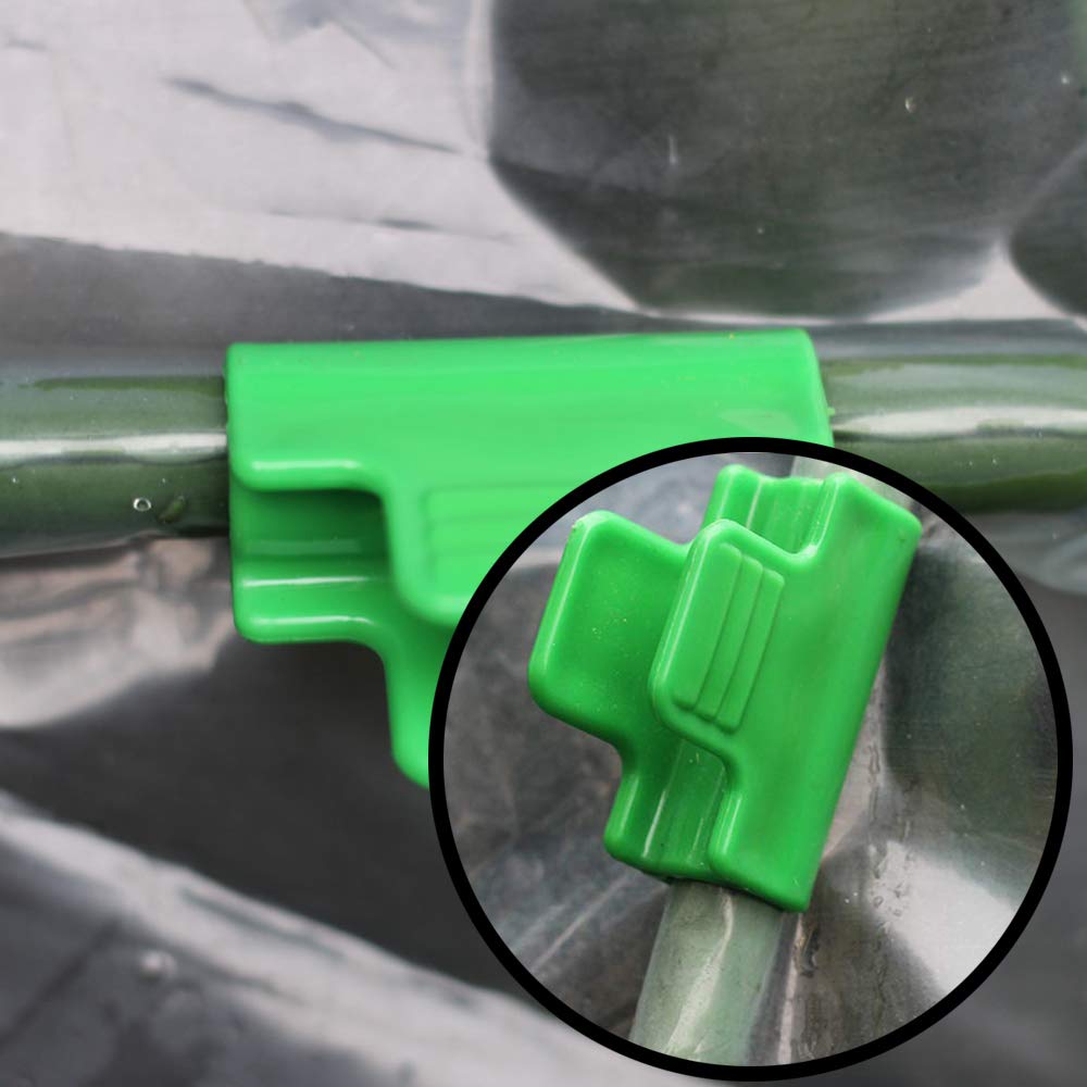 30 Pcs Greenhouse Pipe Clamp Shed Film Mesh Pole Clamp Plastic Shed