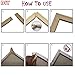 BOSHUN Solid Wooden Frame Canvas Stretcher Bars for Oil Painting- 16 x 20 inch(40cmx50cm,4 Strips)