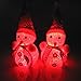 1PC Light Up Glowing Snowy Snowman Warm White LEDs Christmas Xmas Decoration Figure