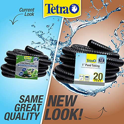 Tetra Pond Pond Tubing 1 Inch Diameter, 20 Feet Long, Connects Pond