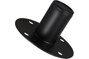 TIDTALEO Iron Speaker Bracket Stand Stable Iron Base with Screw for Secure Speaker Mounting Stage and Desktop