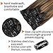 GOO GOO Clip in Hair Extensions Real Human Hair, Remy Human Hair Extensions Clip ins for Women, Natural Human Hair, 22inch 120g 7Pcs, 1B/6/1B Balayage Natural Black to Chestnut Brown