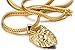 Halukakah KINGS LANDING Men's 18k Real Gold Plated 3D Lion Pendant Necklace RICH Ring Set,with FREE SharkTail Chain 30