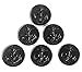 Alena Mokhan 8pcs Extra Large Navy Type Peacoat Pea Coat Anchor Black Plastic Buttons 1 1/4