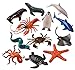 Fun Express Plastic Animals Ocean Animals - 12 piece Sea Creature Toys Set