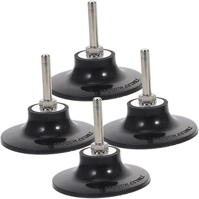 VILLFUL 4pcs 69mm Disc Pad Holder Drill Sander Adapter Roll Lock Sanding Disc