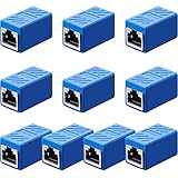 10 Pieces RJ45 Coupler, Ethernet Extension Adapter