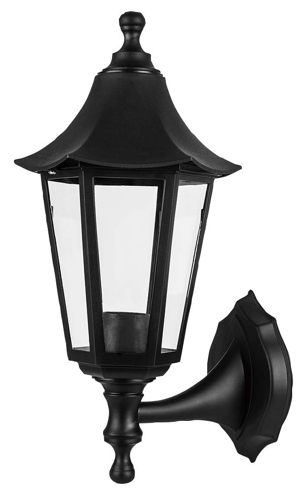 Pro Elec PEL00827 Outdoor Lantern, E27, IP44, 300 mm Length