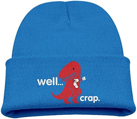 Michael Bdown Funny Well Crap Sad Rex Dinosaur T-Rex Christmas Santa Beanie Caps Warmc Printed For Children