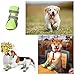 Petacc Puppy Dog Boots Daily Soft Sole Nonslip Mesh Dog Shoes with 2 Long and Safe Reflective Velcro Straps in Size M