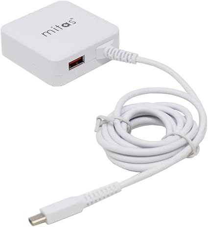 Amazon Typec 充電器 タイプc ケーブル 一体型 Acアダプター 計3 4a Usbポート付 2台同時充電 急速充電 スマートic Usb コンセント Type C Type C 1 5m Er Tc34usb Wh Mitas Ac式充電器