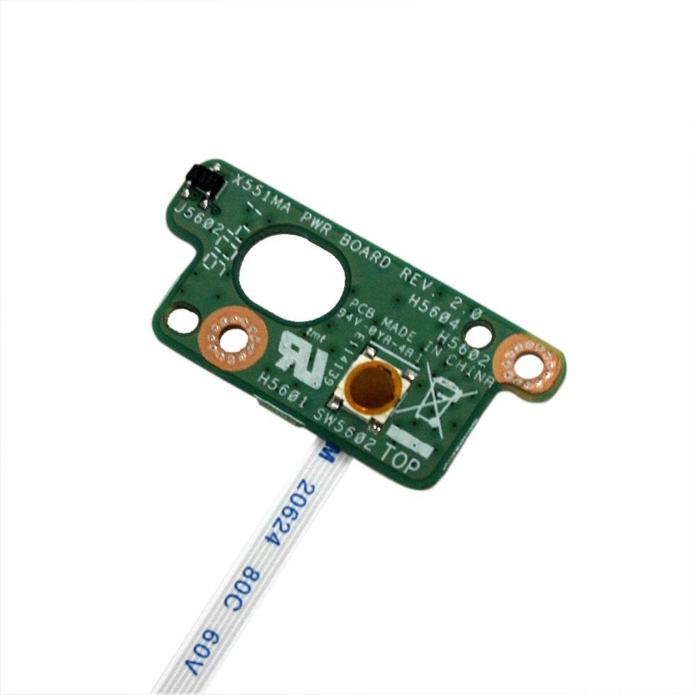 ZAHARA Power Switch ON Off Button Board with Cable for ASUS F551 F551M F551MA 90NB0480R10010 60NB0340PS1030 60NB0480PS1040 35XJCP80000 - Image 5