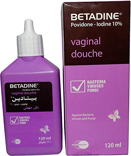 BETADINE Vaginal Douche Povidone-Iodine 10% for Women Intimate Care 120 ml (3 Packs = 360 ml / 12.7oz)