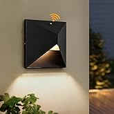 QQCherry Outdoor Light Fixtures Wall Mount Dusk to Dawn, Porch Lights with 3 Lighting Mode(3000K/4000K/5000K), Waterproof Ext