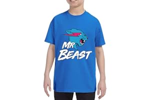 laughZuaia Kids Boys Girls Gamer Lightning Leopard Print T-Shirt Tee Shirt Tops 6-13 Years