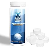 XtremeClear 1" Chlorine Tabs Swimming Pool Hot Tub & Spa Eliminate Bacteria & Algae Sanitizer Makes Water Clean & Crystal Clear Slow Dissolving 1.5lbs