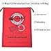 Blank Santa Sack, Personalized Santa Bag with Drawstring Jumbo Size 27.6