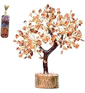 KACHVI Healing Stones Tree Seven Chakra Tree Bonsai Money Tree Home Decor Crystal Gifts Ornaments...
