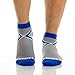 NEWZILL Low-Cut Compression Socks Unisex Running Socks with Embedded Frequency Technology for Heel, Ankle & Arch Support, Improves Stamina Endurance & Balance