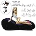 High Quality PVC + Rubber + Nylon Portable Inflatable Sofa Magic Aid Position for Deeper Position Support PVC Flocking Bed for Couples Travel Exercise Bed Skillsthumb 2