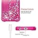 Tmacker Samsung Galaxy J2 Case 2019,Galaxy J2 Core/J2 Pure/J2 Dash Phone Case w/HD Screen Protector,Slim TPU Glitter Quicksand Four Corner Shockproof Protective Phone Cover for Girls Women-Pink