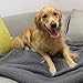 Allisandro Premium Fluffy Dog Blanket Soft And Warm Fleece Blanket for Pet and Throw Cute Paw Print Puppy Cat Blanket Durable and Washable Five Color Three Size Avaiable