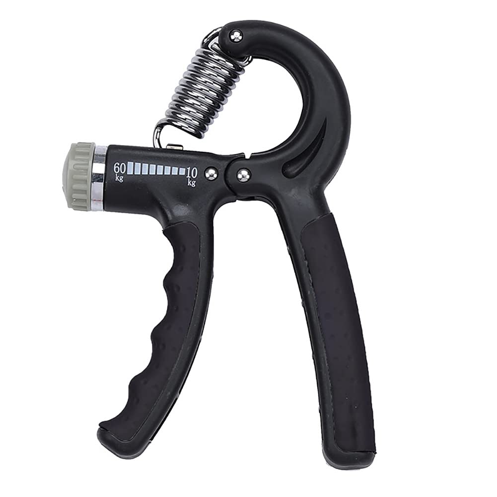 ANSIEDIO 10-60Kg Adjustable Hand Strengthener, Hand Gripper Exerciser, Hand Grip Strengthener, Wrist Strengthener, Black